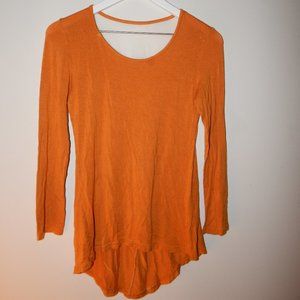 Gold High-Low Long Sleeve